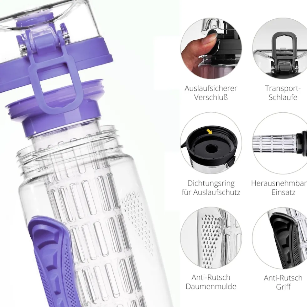 LA VAGUE Trinkflasche mit Einsatz VITALITY