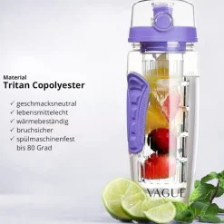 LA VAGUE Trinkflasche mit Einsatz VITALITY