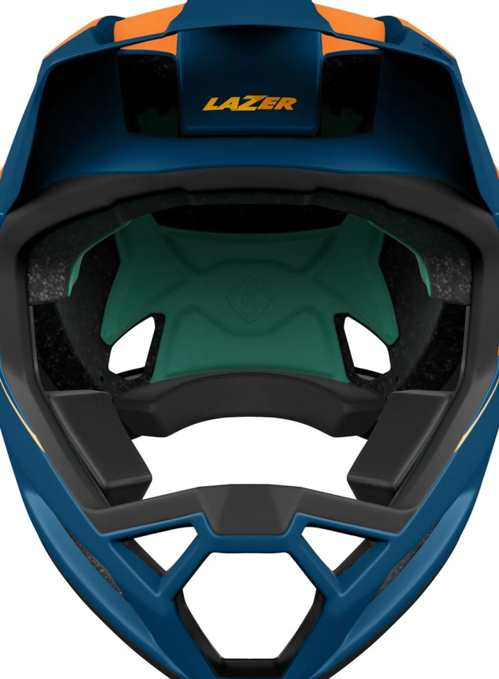 LAZER Full Face Helm Cage KinetiCore, blau-orange