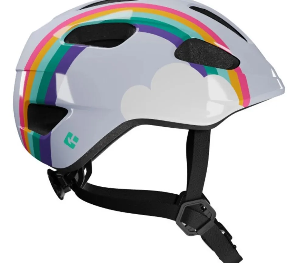 LAZER Kinder-Fahrradhelm Pnut 2.0 KinetiCore, Rainbow