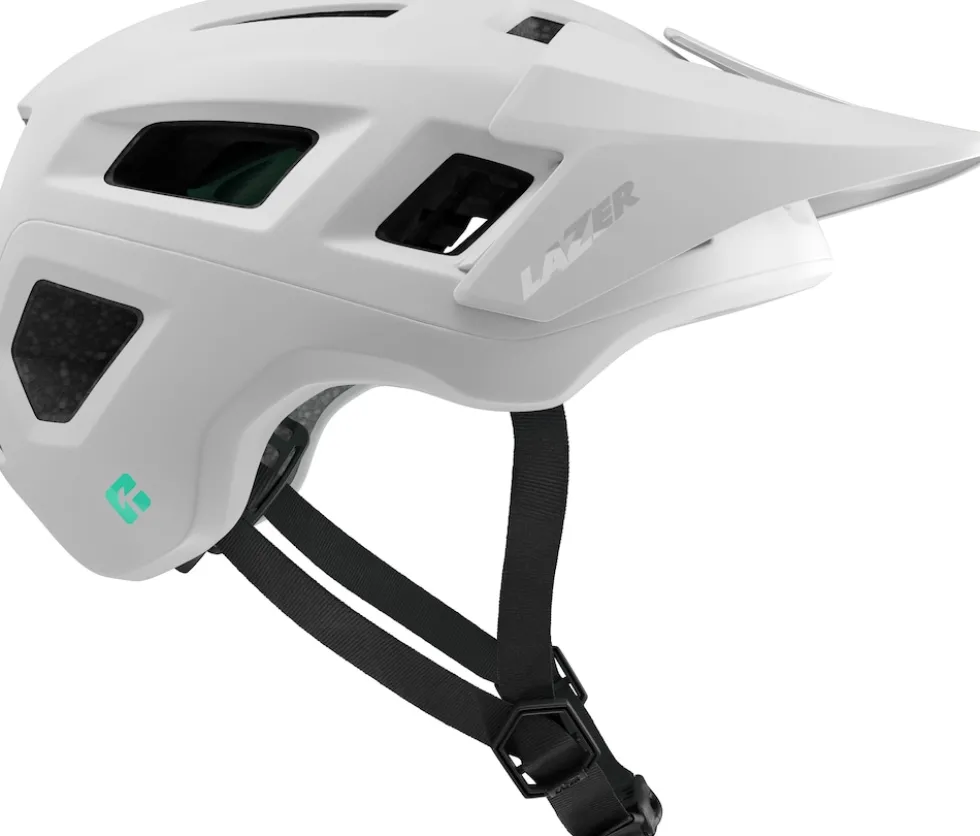 LAZER MTB-Helm Coyote KinetiCore, Matte Full White