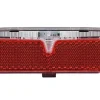LED-Batterierücklicht, mit Z-Reflektor, feste Montage am Gepäckträger, inkl. Batterien
