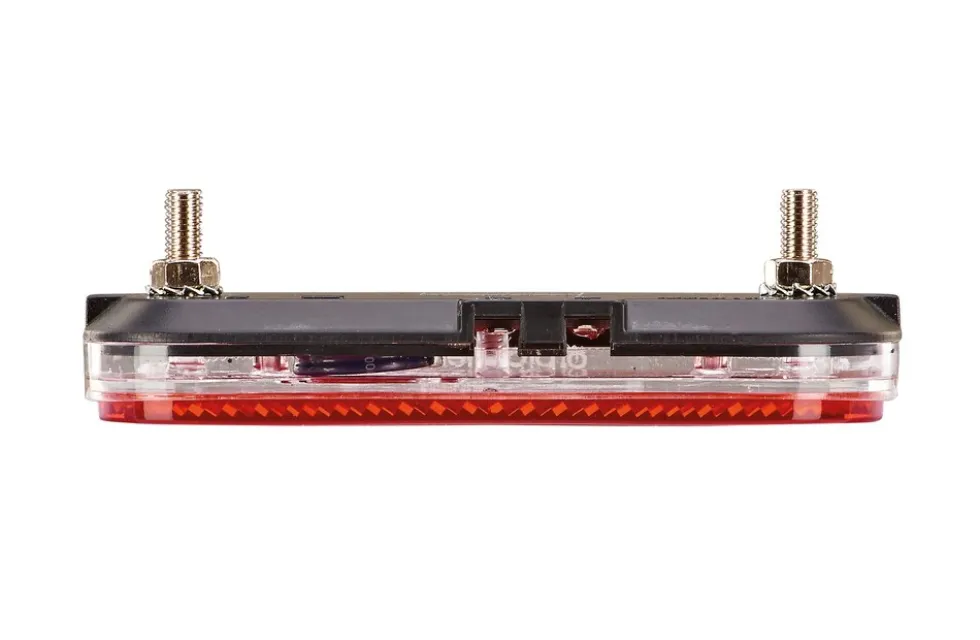 LED-Rücklicht mit Bremslichtfunktion und Standlicht, Montageweite: 80 mm