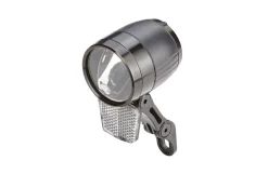 LED-Scheinwerfer 100 Lux, für E-Bikes und Nabendynamo, abnehmbarer Reflektor