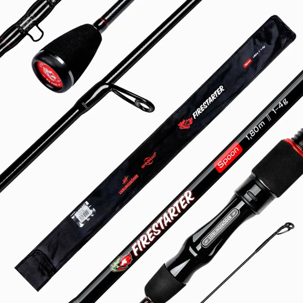 Lieblingsköder FIRESTARTER Spoon 1,80m 1-4g Spinnrute