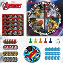 Lisciani 100910 - Brettspiel - Marvel Avengers Unite Game Thanos Revenge mehrsprachig