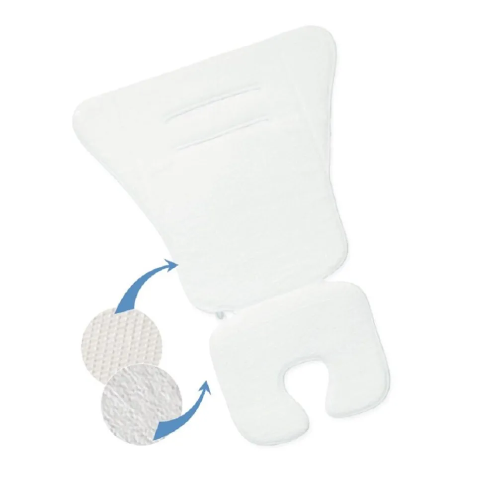 Lorelli Baby Universal Kindereinlage Duo Komfort, Sitzauflage, wasserabweisend weiß