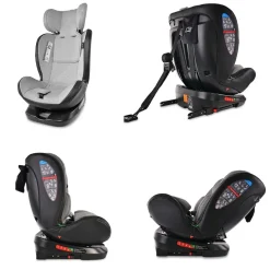 Lorelli i-Size Kindersitz Nebula (40-150cm) Isofix, 360° drehbar, verstellbar hellgrün