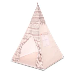 Lorelli Kinderspielzelt Krabbeldecke Netzfenster Türen zum Öffnen und Schließen beige