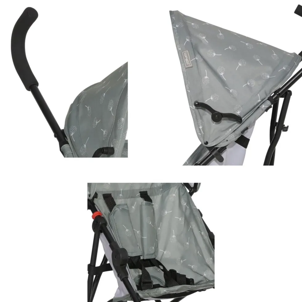 Lorelli Kinderwagen Buggy Vaya verstellbares Sonnendach, klappbar, Fußstütze blau