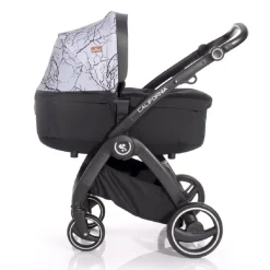 Lorelli Kinderwagen 2 in 1 California Babywanne Sportsitz Alurahmen Wickeltasche grau
