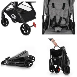 Lorelli Kombikinderwagen 2 in 1 Patrizia, Babywanne, Sportsitz, Sitz umkehrbar blau