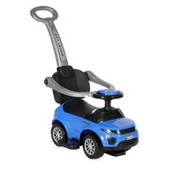 Lorelli Rutscher 3 in 1 Kinderauto Off Road Schiebegriff Musik Rückenlehne blau