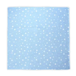 Lorelli Wickeldecke, Babydecke Musselin Baumwolle, Größe 80 x 80 cm, ab Geburt dunkelblau