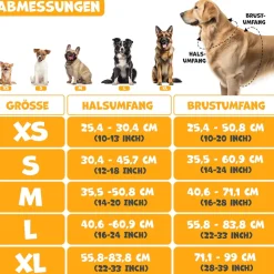 Lovpet® Hundegeschirr ohne Zug & würgen für Hunde & Welpen | atmungsaktiv & weich Brustgeschirr reflektierend | No-Pull-Geschirr inkl. Beutelrollen | Verstellbares Geschirr mit Griff