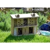 Luxus-Insektenhotels "Landsitz Superior" Eichenholz-Insektenhotel