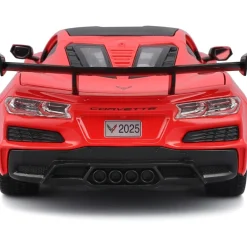 Maisto 1:24 Corvette ZR1 Coupe rot Die Cast Modellauto mit beweglichen Türen für Sammler und Auto-Fans