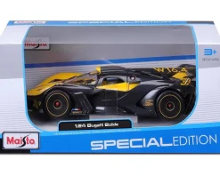Maisto 32911 - Modellauto - Bugatti Bolide (gelb, Maßstab 1:24) Modell Auto Spielzeugauto