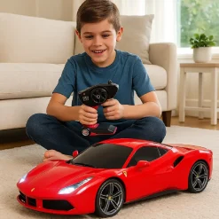 Maisto Tech 582133 - Ferngesteuertes Auto - Ferrari 488 GTB (rot, 56cm)