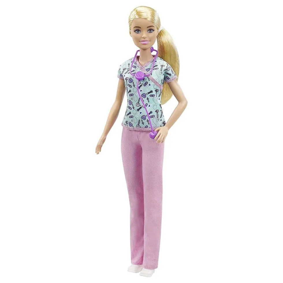 Mattel GTW39-1 - Barbie - You can be anything - Karriere-Puppe, Krankenschwester