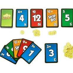 Mattel HJR21 - Mattel Games - Skip-Bo Masters – das strategische Upgrade des Klassikers!