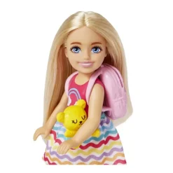 Mattel HJY17 - Barbie - Family & Friends - Club Chelsea Puppe mit Hund & Zubehör, 15 cm