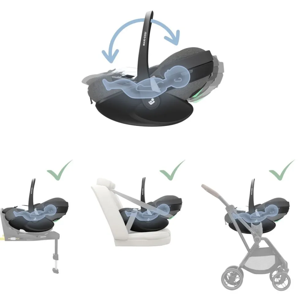 Maxi Cosi Pebble 360 Pro Select Grey