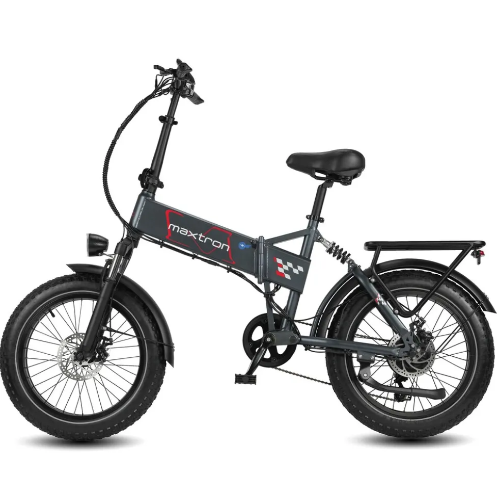 Maxtron Polaris, Falt-E-Bike, Off-road E-Bike, 20" Zoll, dunkelgrau