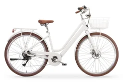 MBM Elektro-Citybike New LA RUE 2.0, weiß