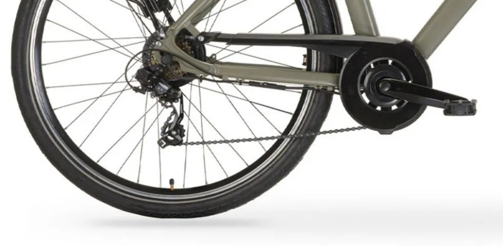 MBM Elektro-Citybike RHEA MAN 28 Zoll, oliv