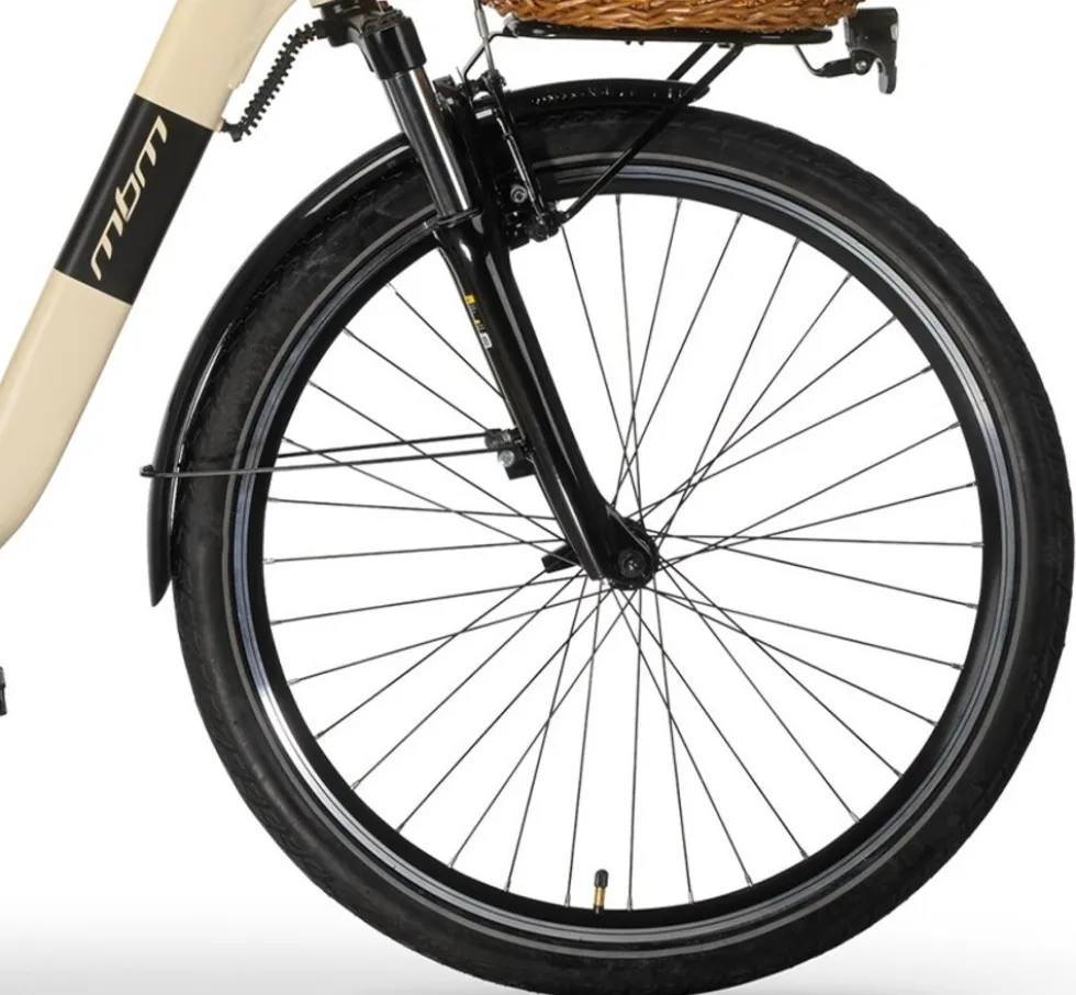 MBM Elektro-Citybike RHEA 24 Zoll, creme