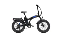 MBM Elektro-Kompaktfahrrad / Faltrad N-VER FOLDING 9.2. 20 Zoll, black-blue