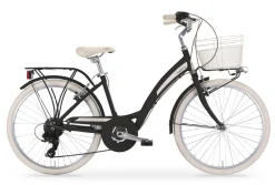MBM Mädchenfahrrad Primavera 24 Zoll, black