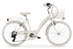 MBM Mädchenfahrrad Primavera 24 Zoll, creme