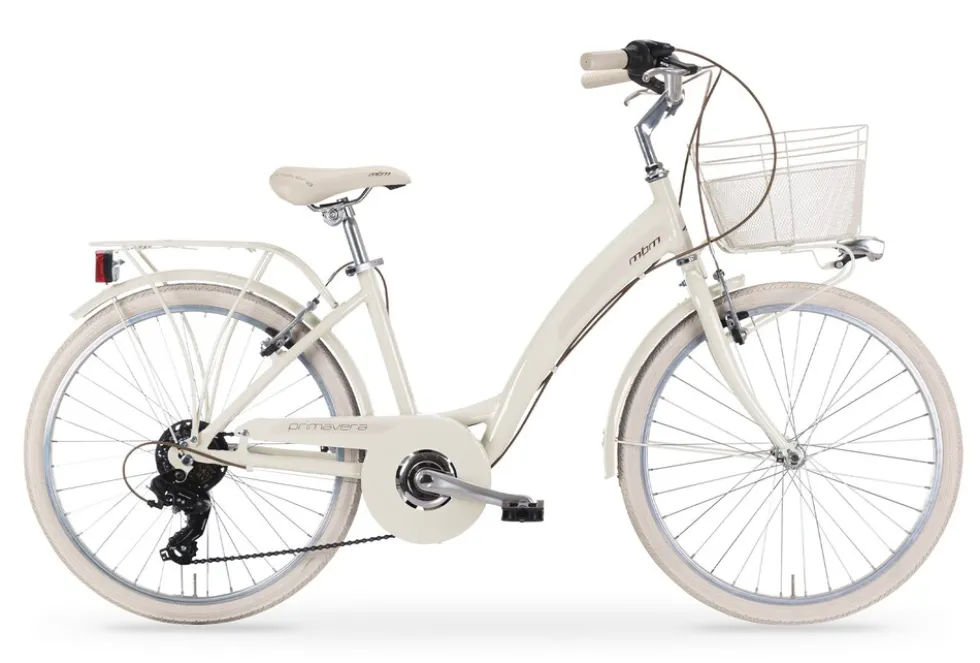 MBM Mädchenfahrrad Primavera 24 Zoll, creme