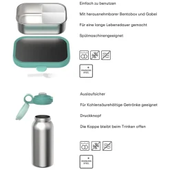 Mepal Edelstahl-Lunchset Campus 2er Set