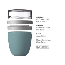Mepal Lunchpot mini + regular Ellipse 2er Set
