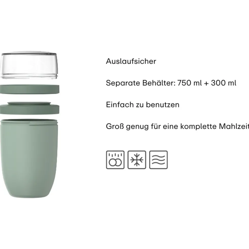 Mepal Lunchpot XL Ellipse 750 ml + 300 ml