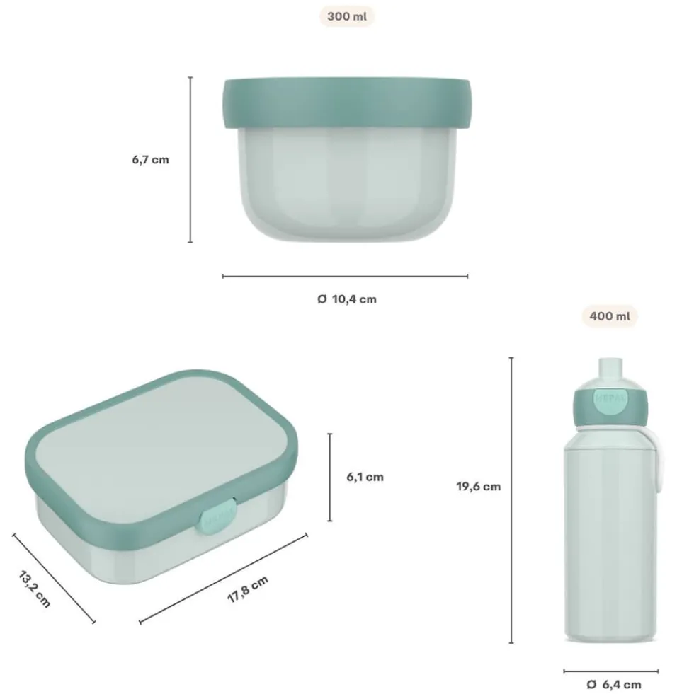 Mepal Lunchset Campus 3er Set
