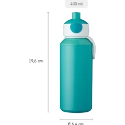 Mepal Pop-Up Trinkflasche + Flip-Up Ersatzdeckel Campus 400 ml