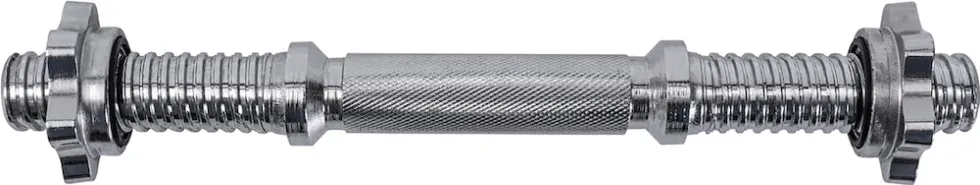 Miweba Sports Kurzhantelstange KH100, Sternverschluss, 35cm, Ø30mm, bis 40 kg, Stahl, 2er-Set (2 Stück)
