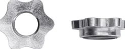 Miweba Sports Kurzhantelstange KH100, Sternverschluss, 35cm, Ø30mm, bis 40 kg, Stahl, 2er-Set (2 Stück)