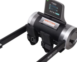 Miweba Sports Rudergerät MR100, Rudermaschine kompakt, Schaumstoff-Sitz, Display, Magnetbremse (Grau)