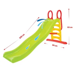 Mochtoys Kinderrutsche 12601 Rutschlänge 198 cm, Wasserrutsche, bis 50 kg grün