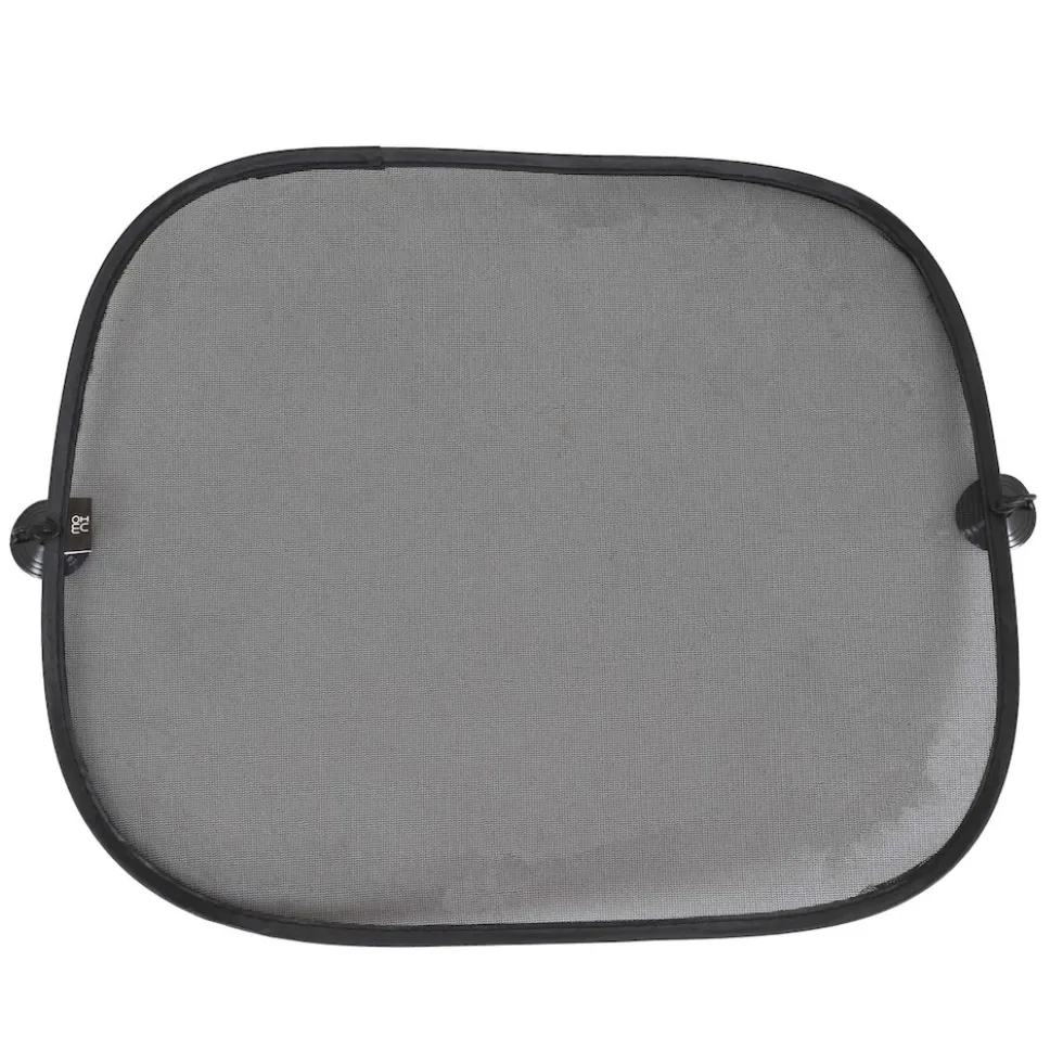 Moni Kinder Autofenster-Sonnenschutz 2-teilig 44 x 36 cm mit je 2 Saugknöpfen schwarz
