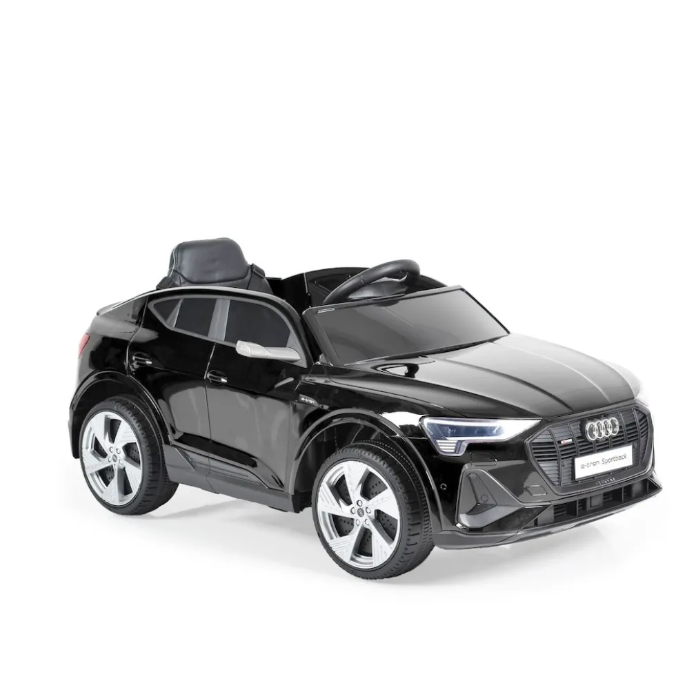Moni Kinder Elektroauto Audi Sportback SUV metallic Fernbedienung USB EVA-Reifen schwarz