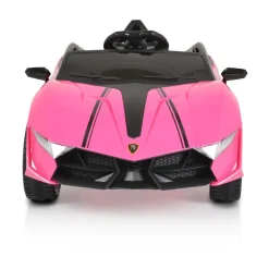 Moni Kinder Elektroauto Cordoba, MP3-Anschluss, Fernbedienung, Gurt, Bluetooth pink