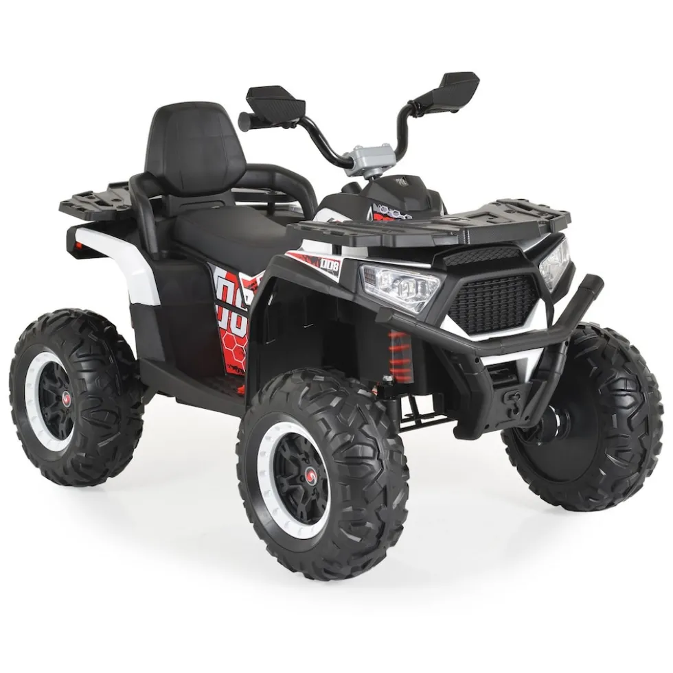 Moni Kinder Elektro-Buggy Cool NEL-007, EVA-Reifen, Scheinwerfer, Musikfunktion weiß