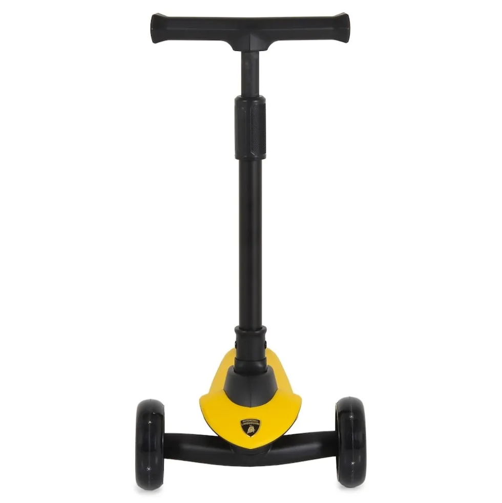 Moni Kinderroller Lamborghini Pro PU-Räder ABEC-7 LED Hinterradbremse bis 50 kg gelb