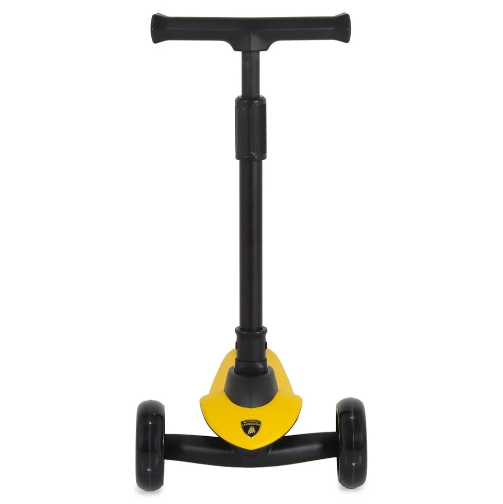 Moni Kinderroller Lamborghini Pro PU-Räder ABEC-7 LED Hinterradbremse bis 50 kg gelb